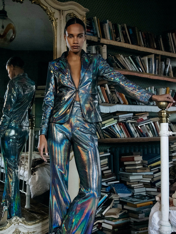 Any Old Iron Liquid Rainbow Suit