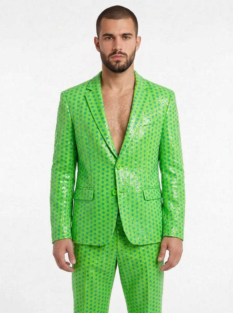 Any Old Iron Men's Lime Star Suit Any Old Iron Men's Lime Star Suit