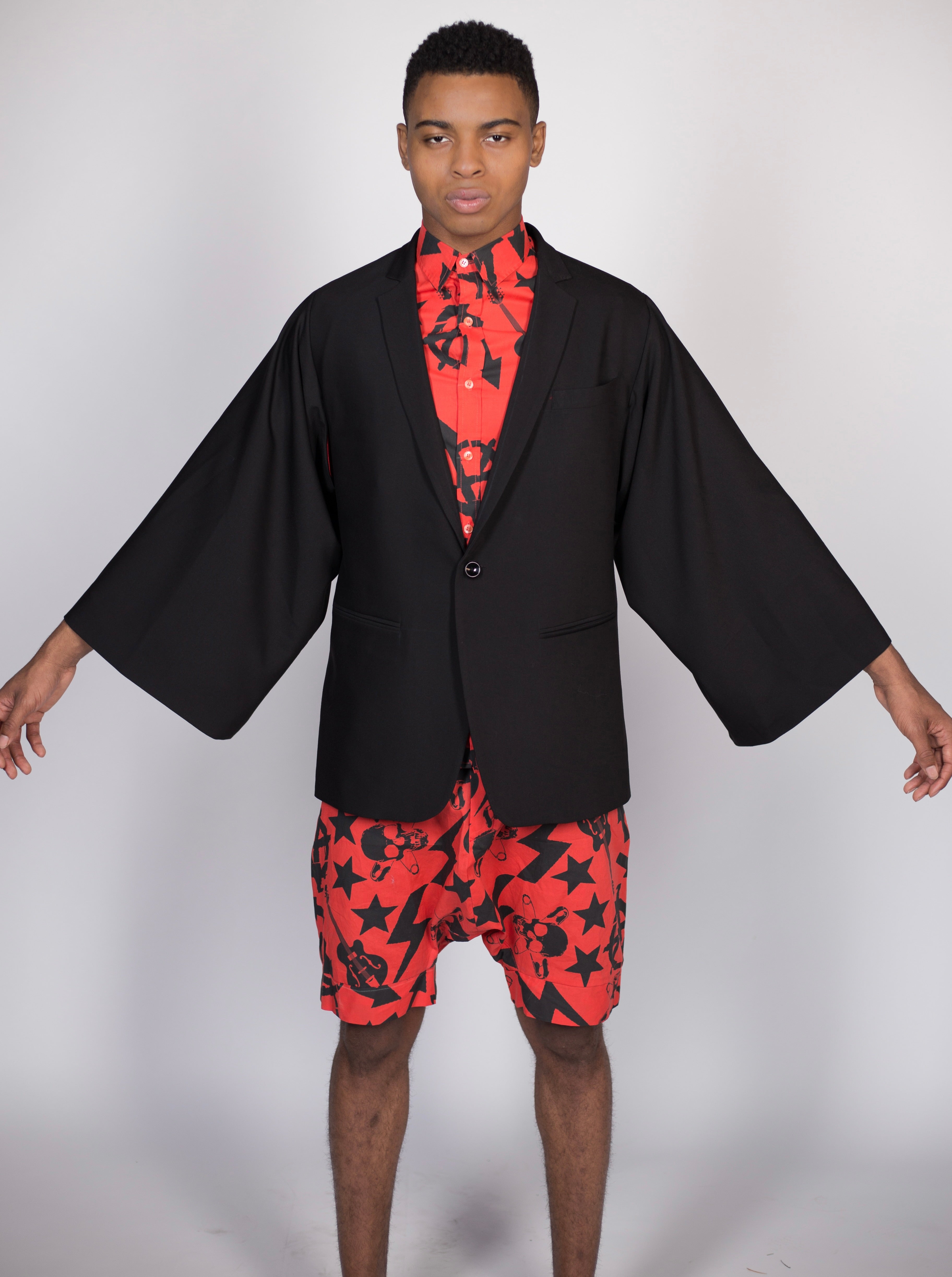 Any Old Iron Men's Kimono Jacket