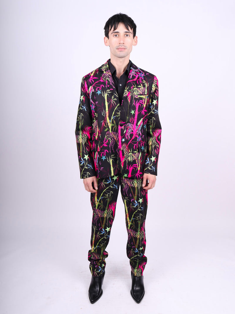 Any Old Iron Men's Zebra Mohawk Suit