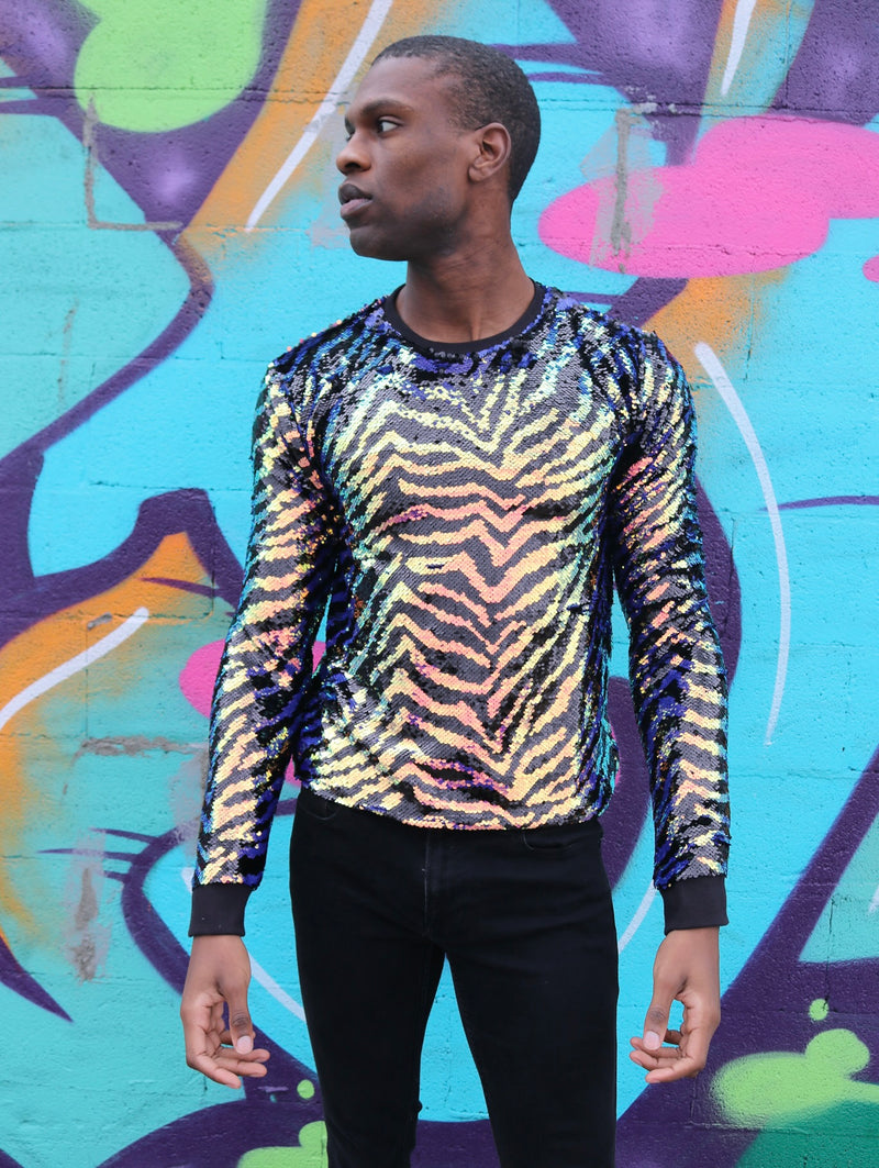 Sudadera con estampado de cebra para hombre Any Old Iron