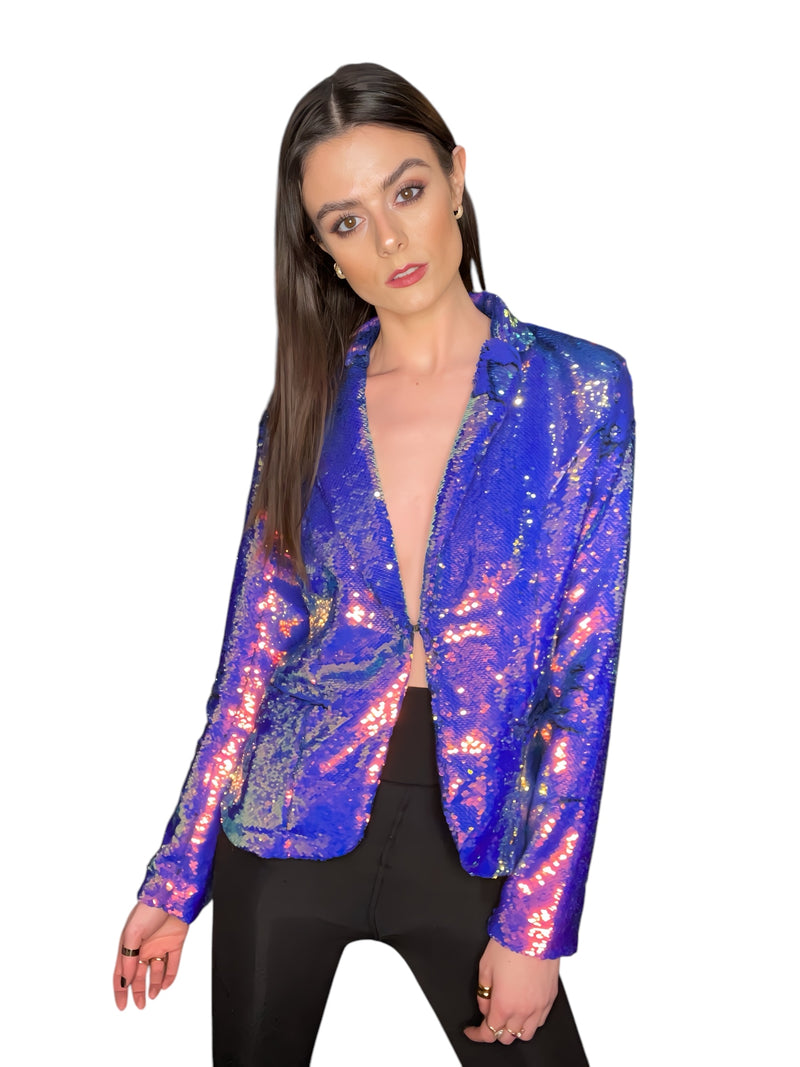 Any Old Iron Oil Slick Blazer