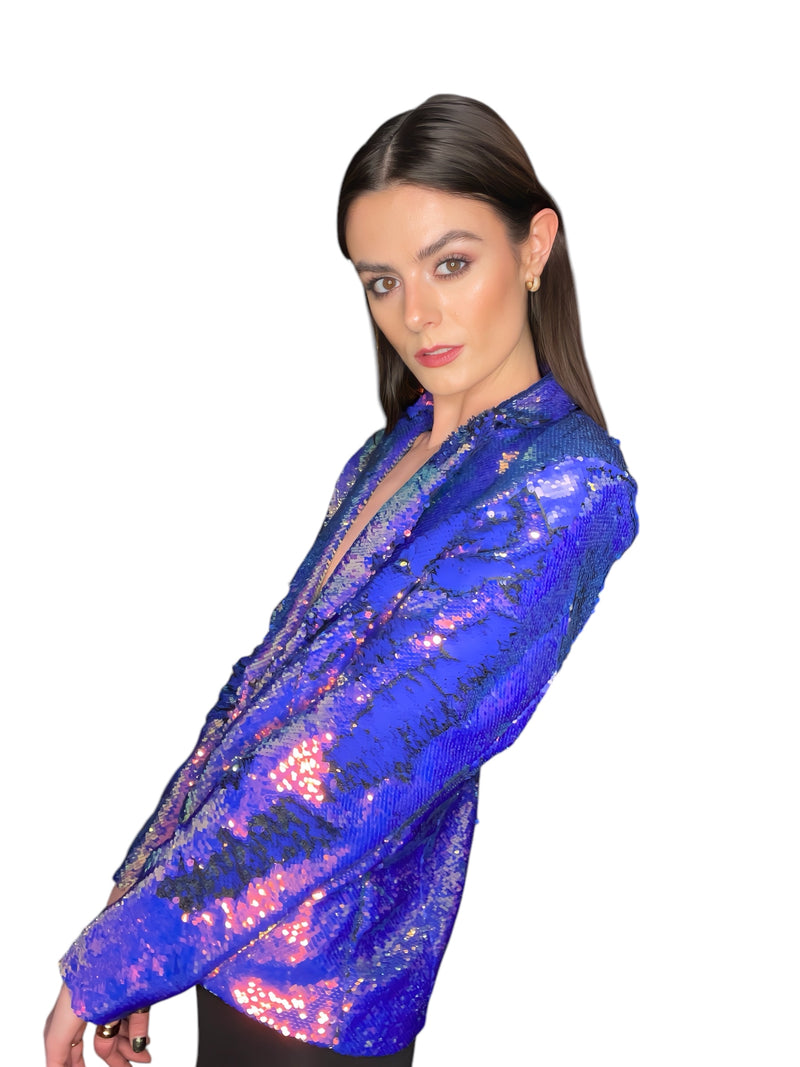 Any Old Iron Oil Slick Blazer