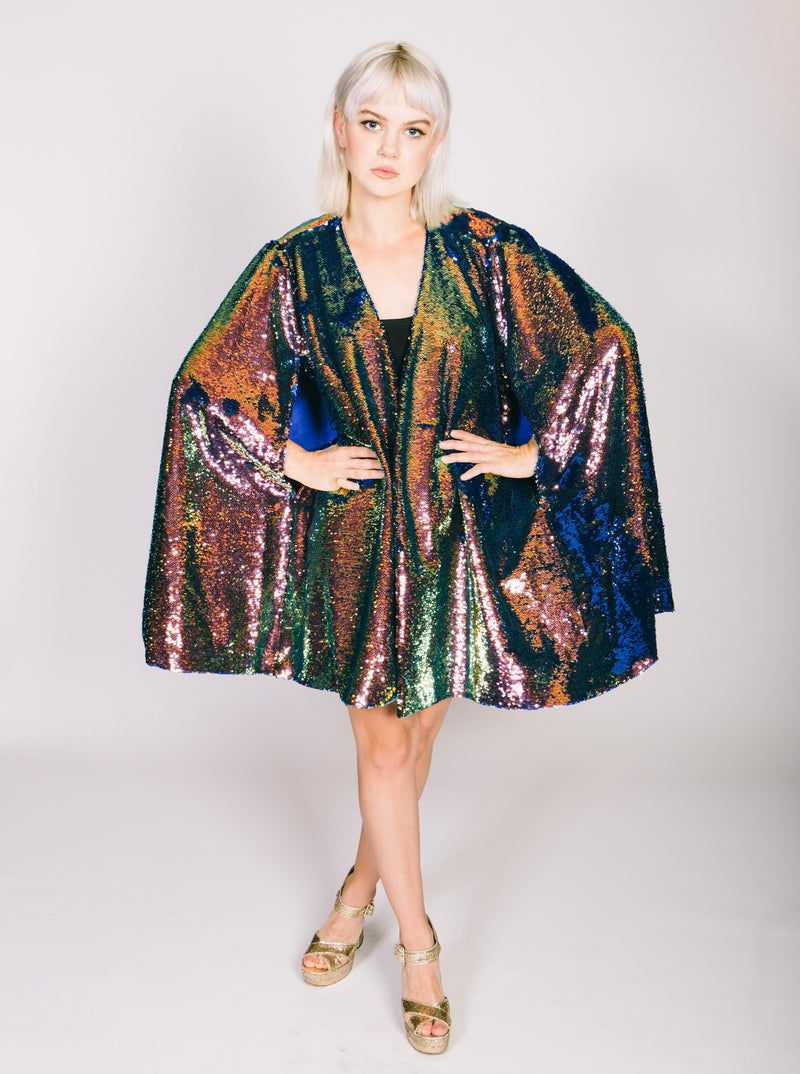 Any Old Iron Oil Slick Cape