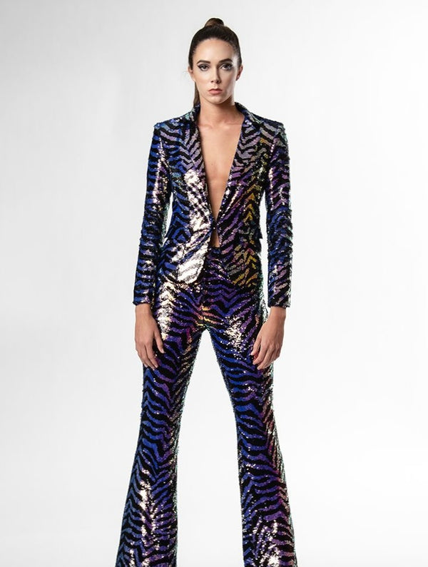 Any Old Iron Oil Slick Zebra Suit
