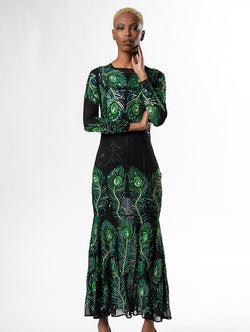 Any Old Iron Peacock Gown