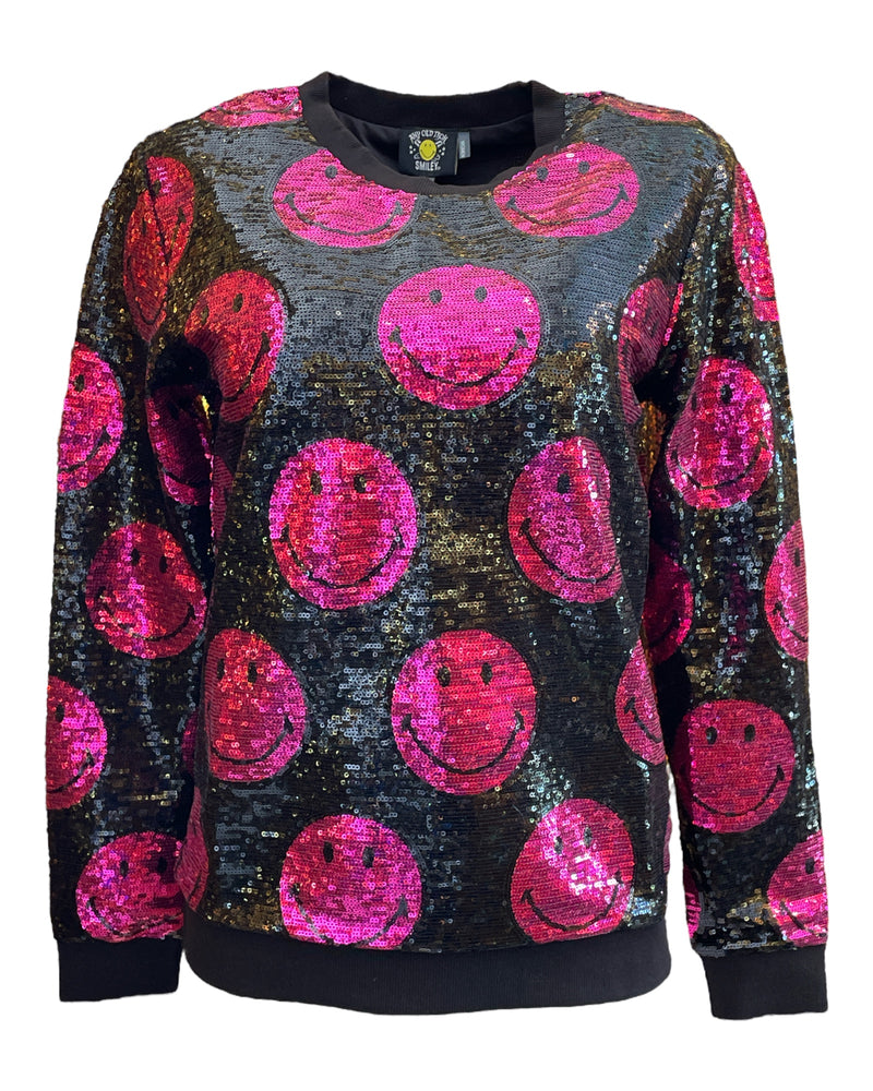 Any Old Iron x Smiley Pink Sweatshirt