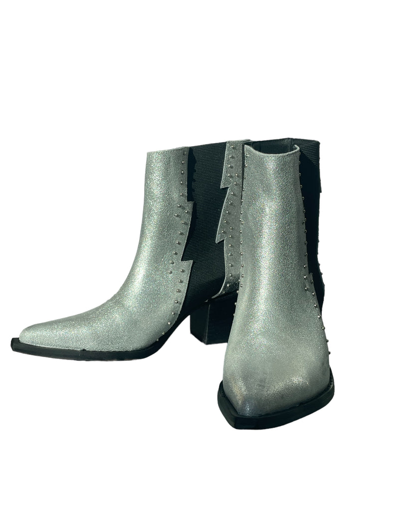 Any Old Iron The Silver Lightning Bolt Boots