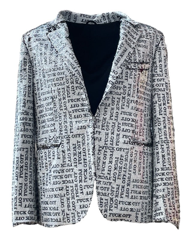 Any Old Iron Men's Small Fucks Blazer