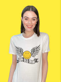 Any Old Iron x Smiley Wings White T-Shirt