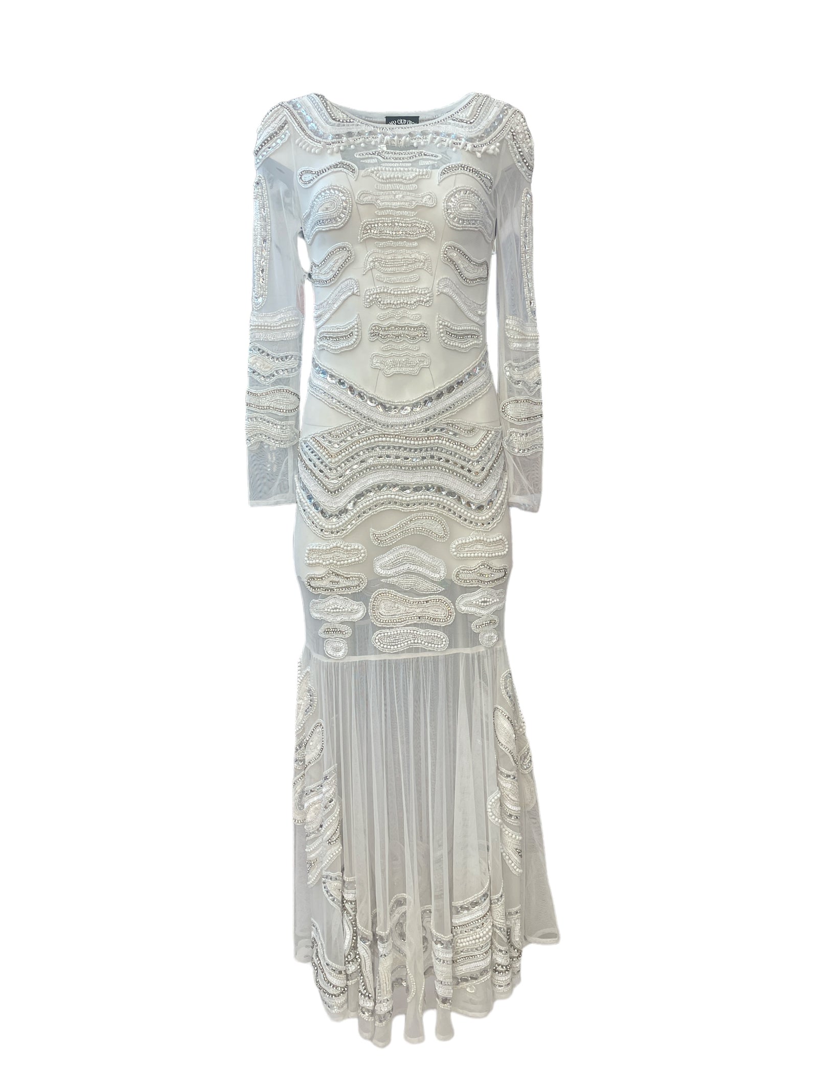 chinese dress ladies Full Sleeve Skeleton Dress