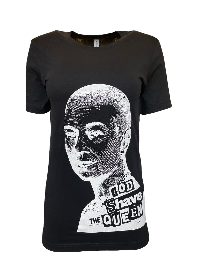 Any Old Iron God Shave The Queen Womens T-Shirt