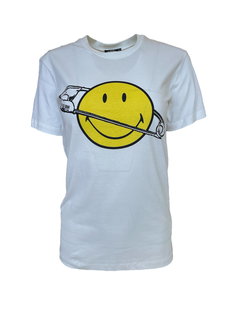 Any Old Iron x Smiley Pin Planet White T-Shirt