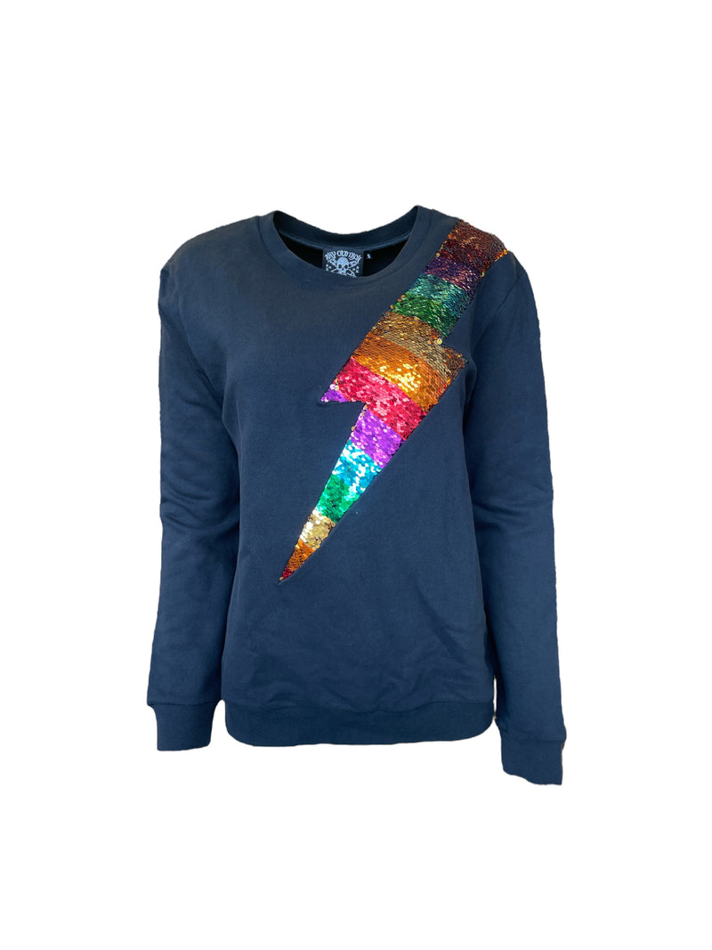 Any Old Iron Rainbow Gold Lightning Sweatshirt