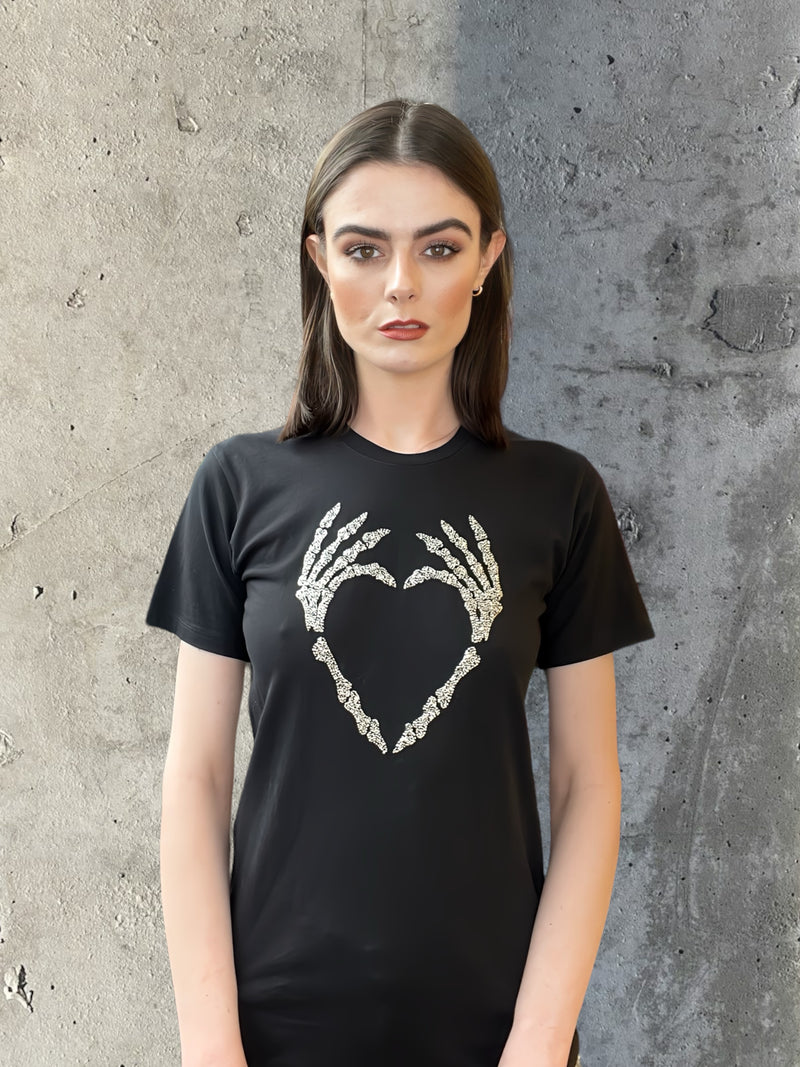 Any Old Iron Skull Heart T-Shirt