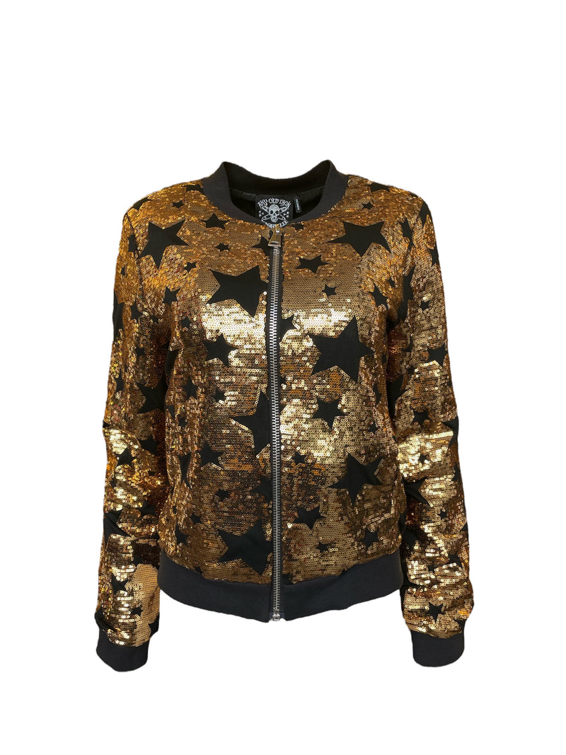 Any Old Iron Mens Goldie Bomber Jacket