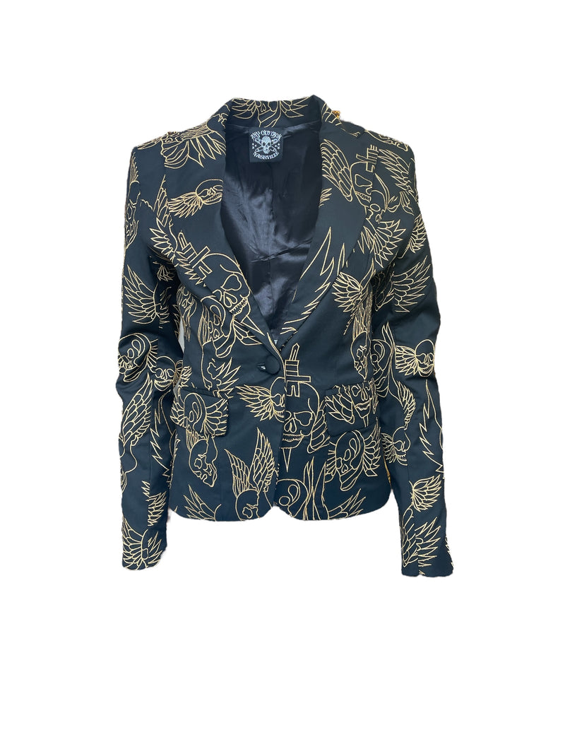 Any Old Iron Skull Wings Suit