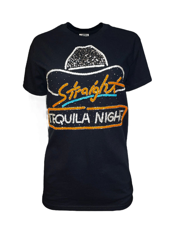 Any Old Iron X Vinyl Ranch Straight Tequila Night Unisex T-Shirt
