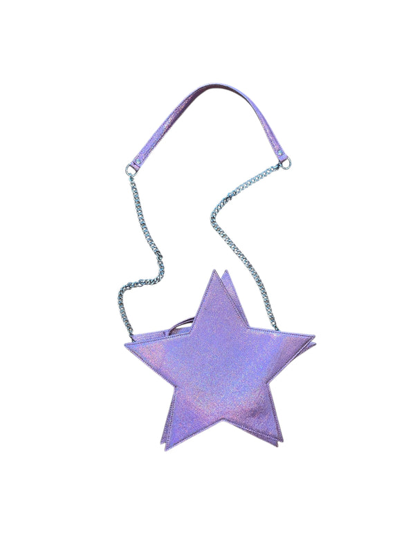 Any Old Iron Glimmer Pink Star Bag