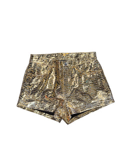 Any Old Iron Gold Snake Shorts