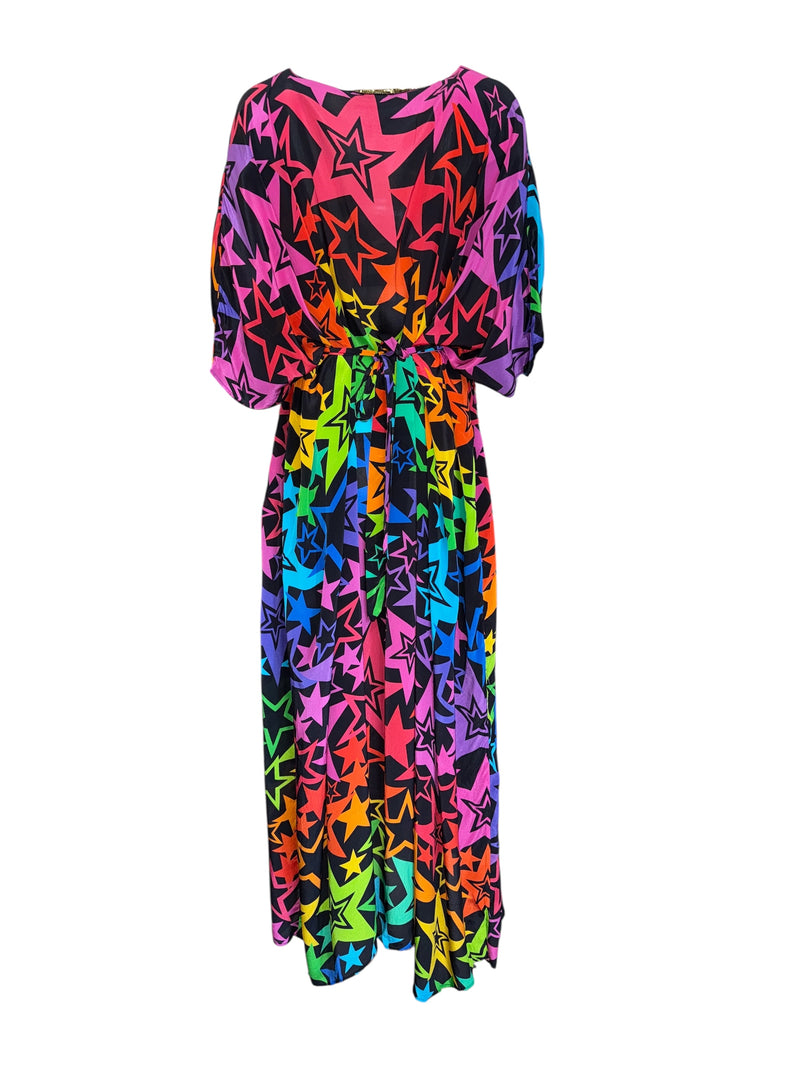 Any Old Iron New Rainbow Star Kaftan Dress