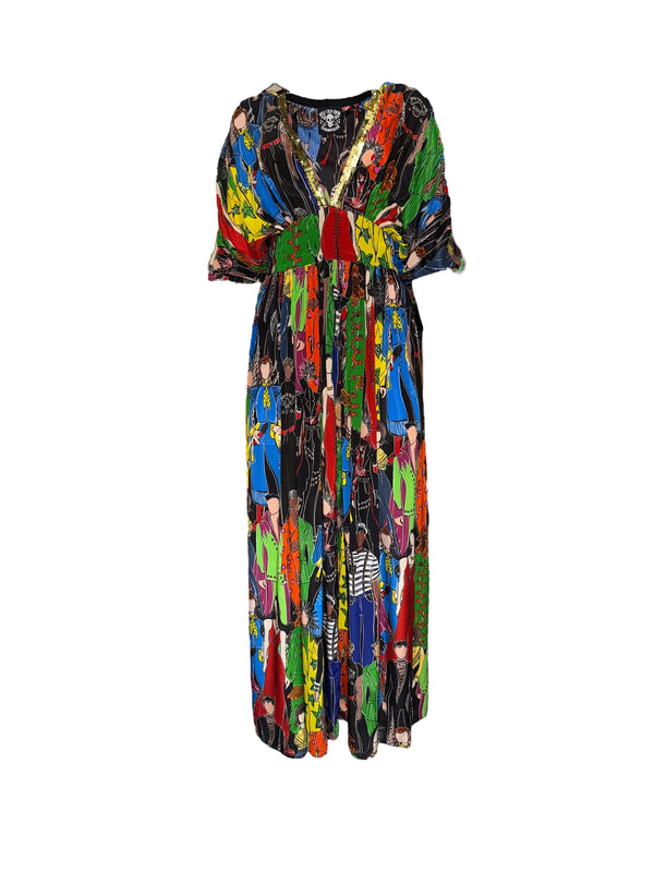 Any Old Iron Icon Kaftan Dress