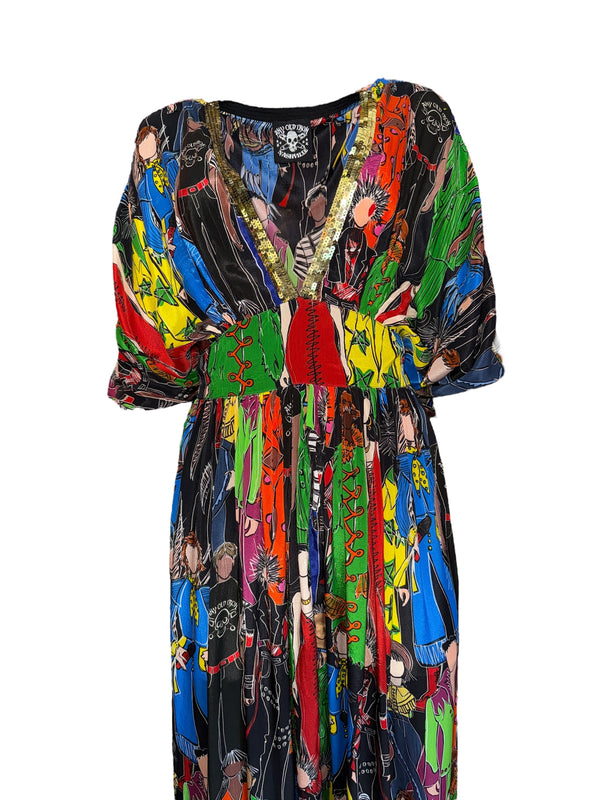 Any Old Iron Icon Kaftan Dress