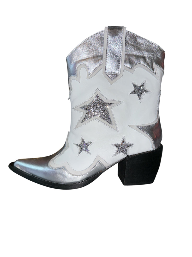 Any Old Iron White Rodeho Boots