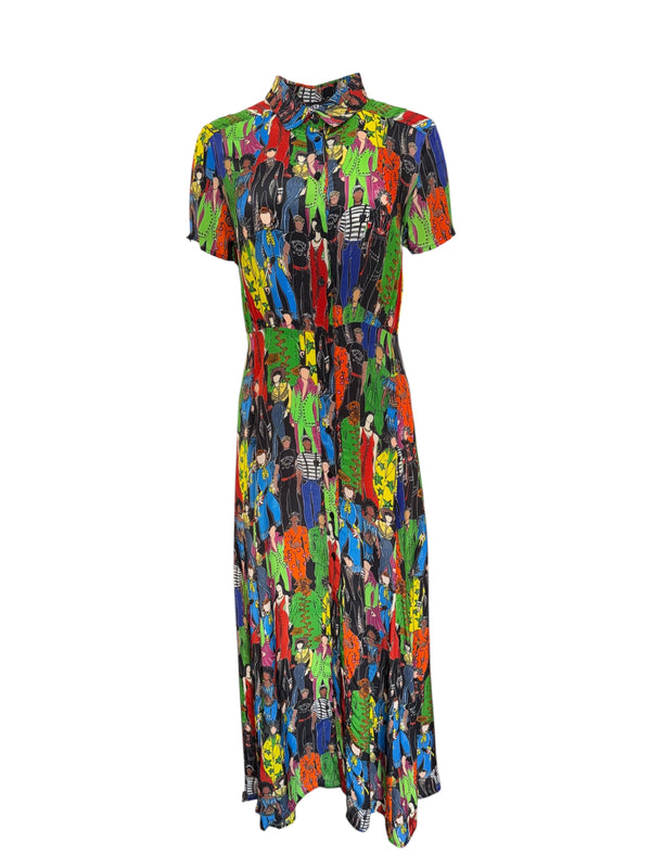Any Old Iron Icon Collared Dress
