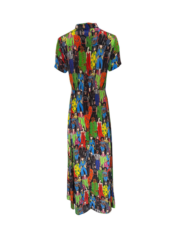 Any Old Iron Icon Collared Dress