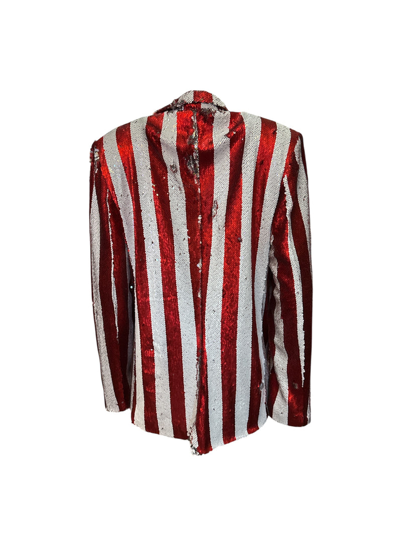 Any Old Iron Men's Red Stripped Suit
