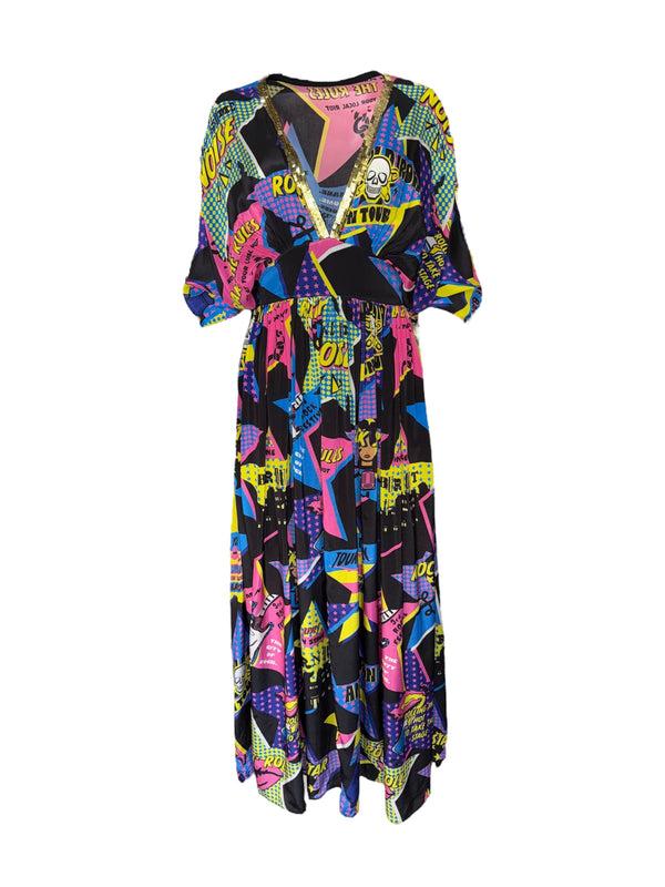 Any Old Iron On Tour Kaftan Dress