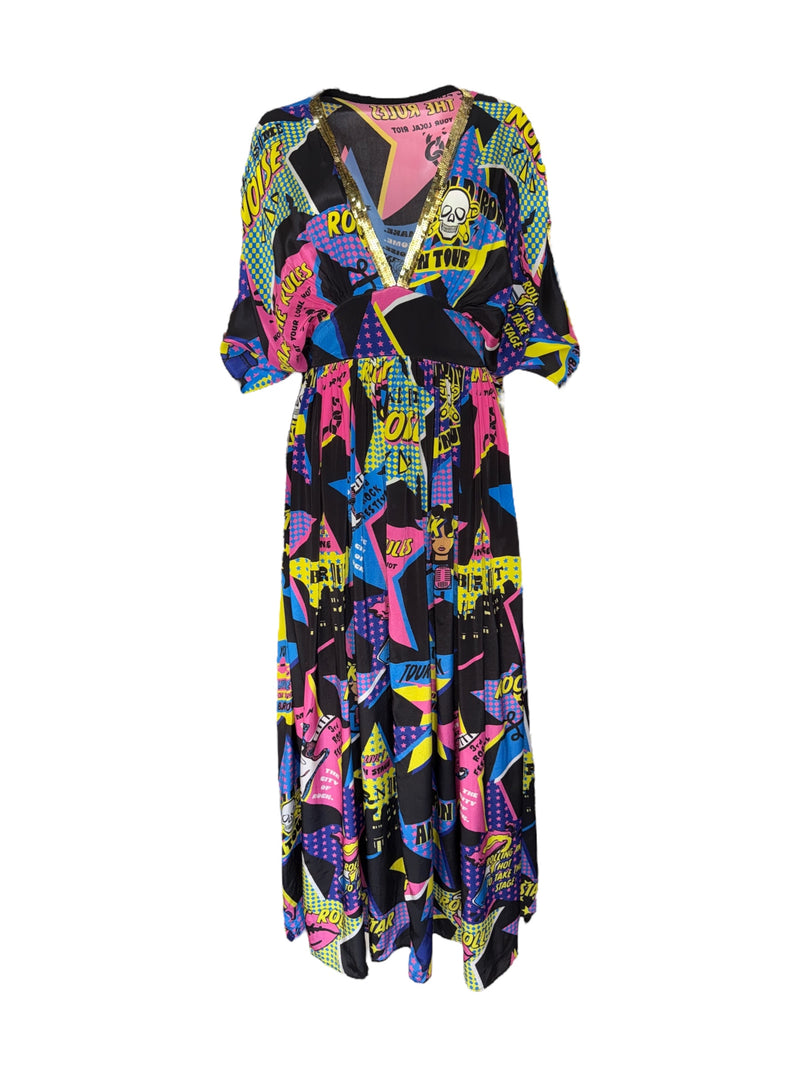 Any Old Iron On Tour Kaftan Dress