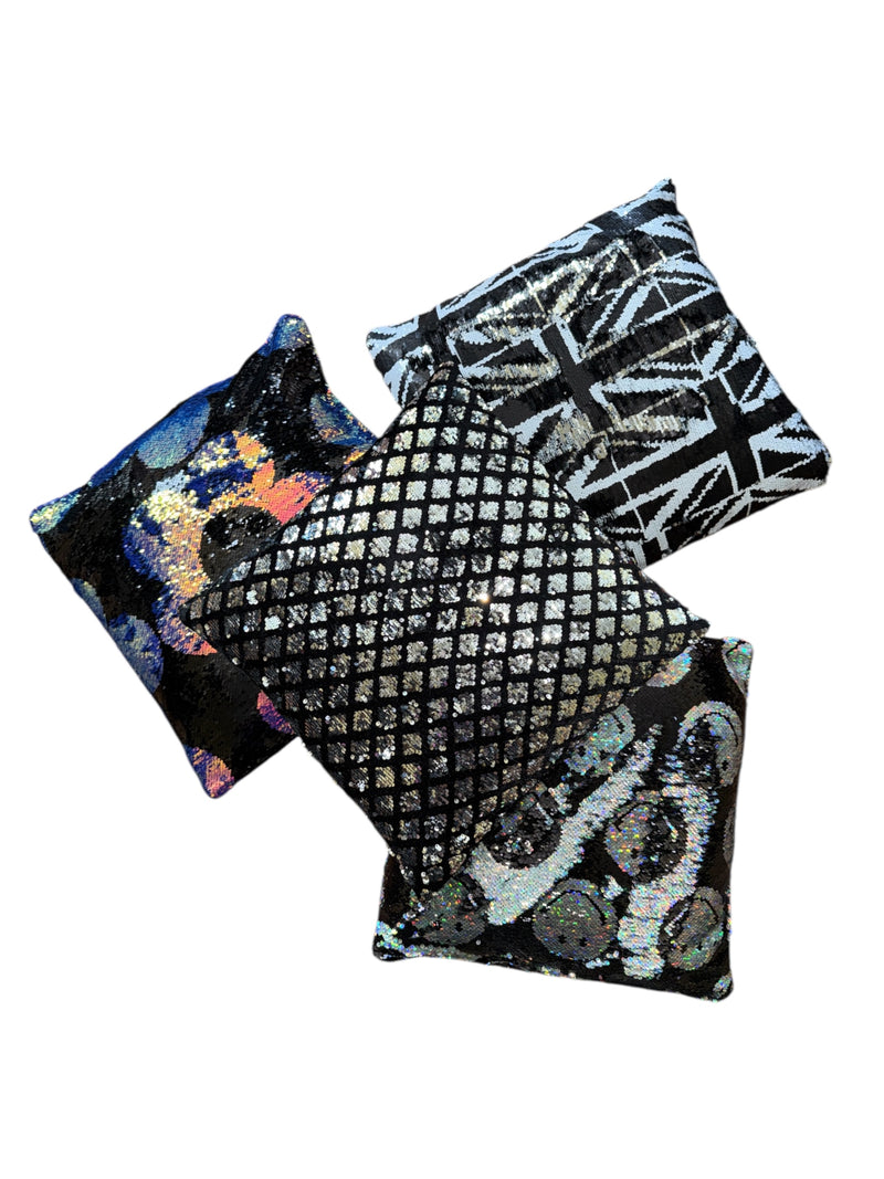 Any Old Iron Black Jack Cushion