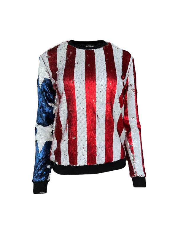 Any Old Iron Stars And Stripes Sweatshirt