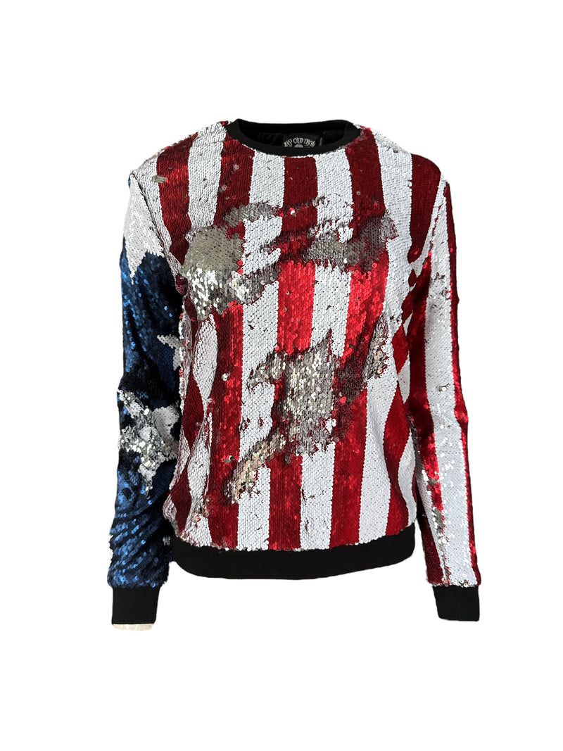 Any Old Iron Stars And Stripes Sweatshirt