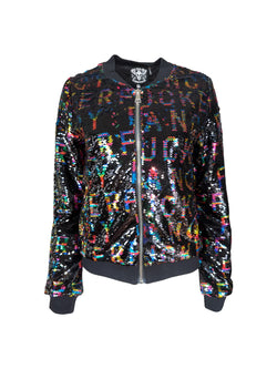 Any Old Iron Rainbow Fancy Fucker Bomber Jacket