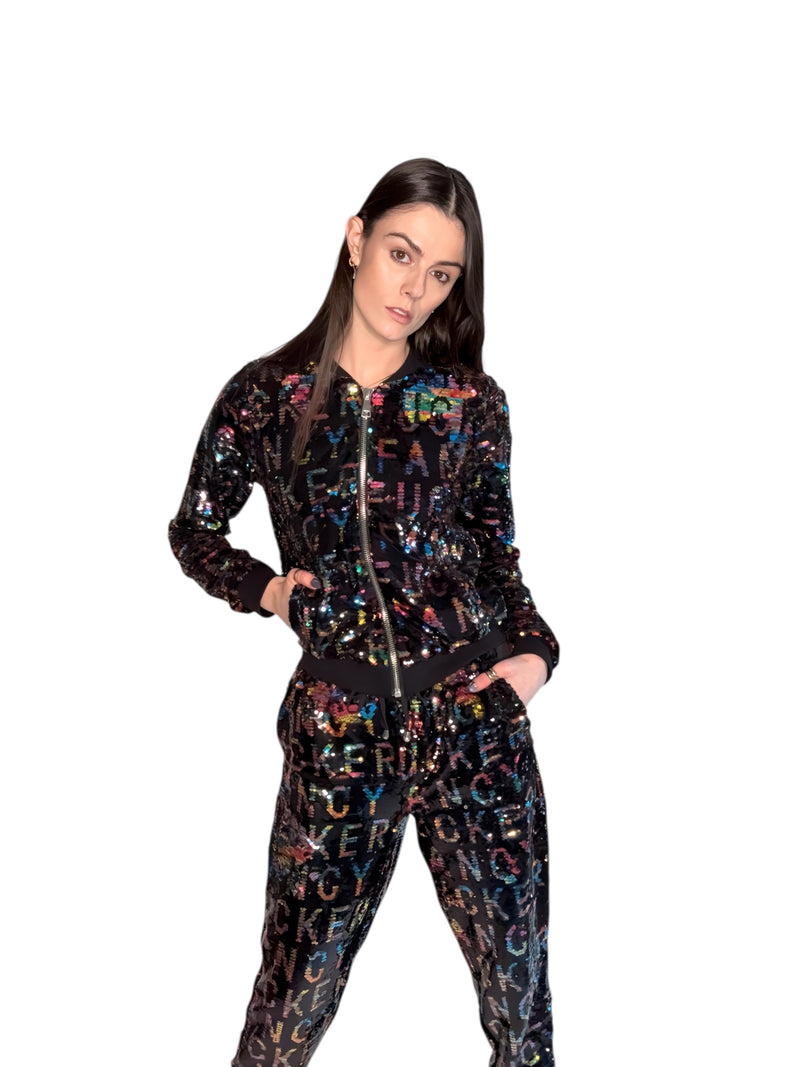 Any Old Iron Rainbow Fancy Fucker Bomber Jacket