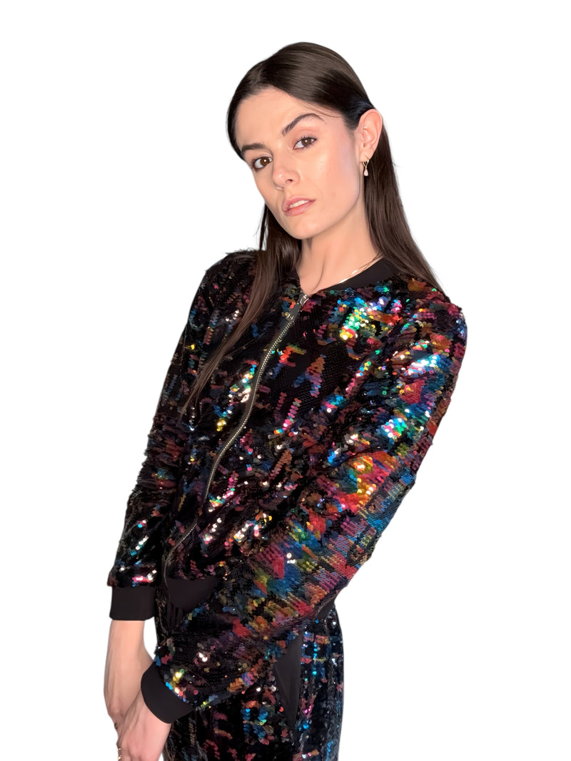 Any Old Iron Rainbow Fancy Fucker Bomber Jacket