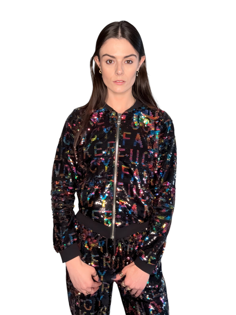Any Old Iron Rainbow Fancy Fucker Bomber Jacket