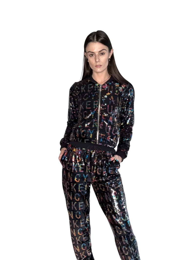 Any Old Iron Rainbow Fancy Fucker Bomber Jacket