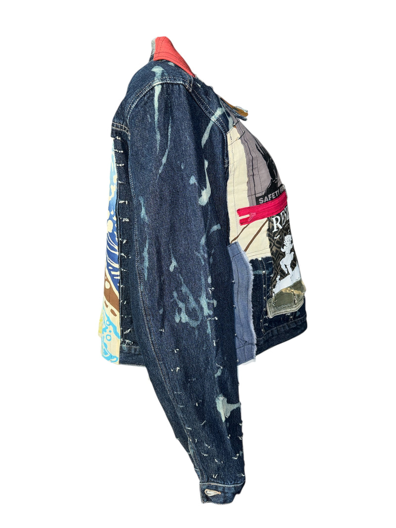 Any Old Iron X Red Mutha Distress To Impress Denim Jacket