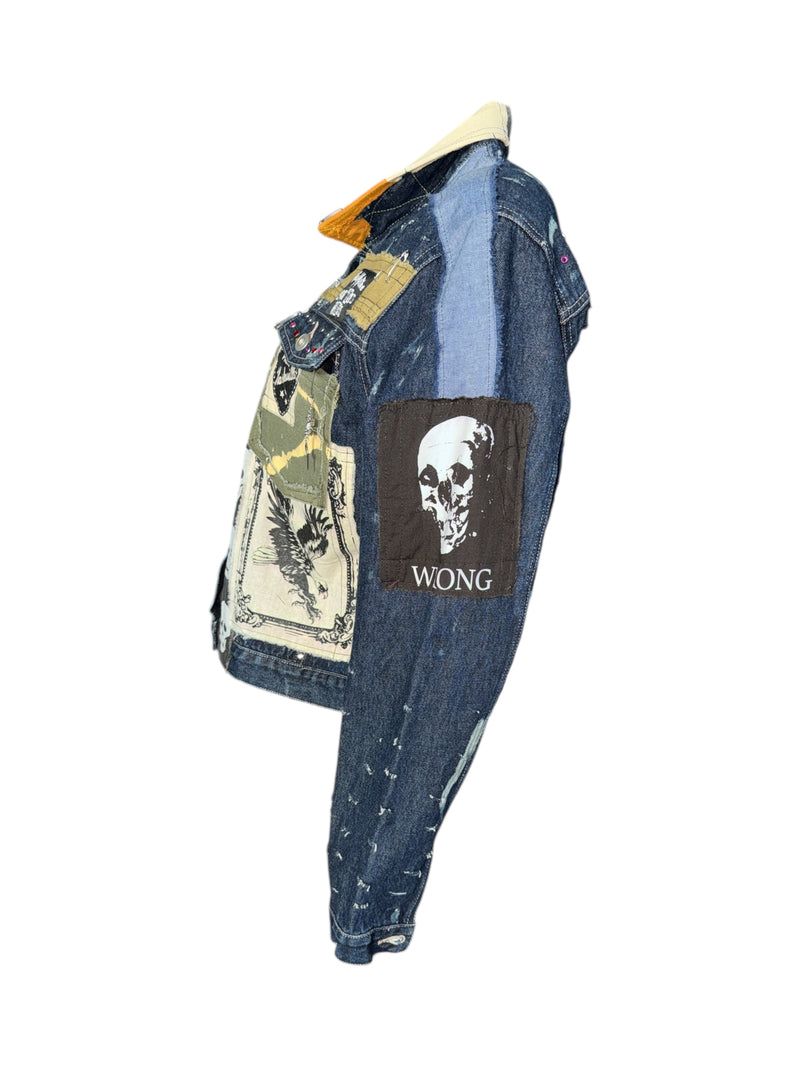 Any Old Iron X Red Mutha Distress To Impress Denim Jacket