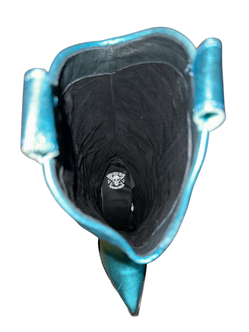 Any Old Iron Bluetone Cowboy Boots