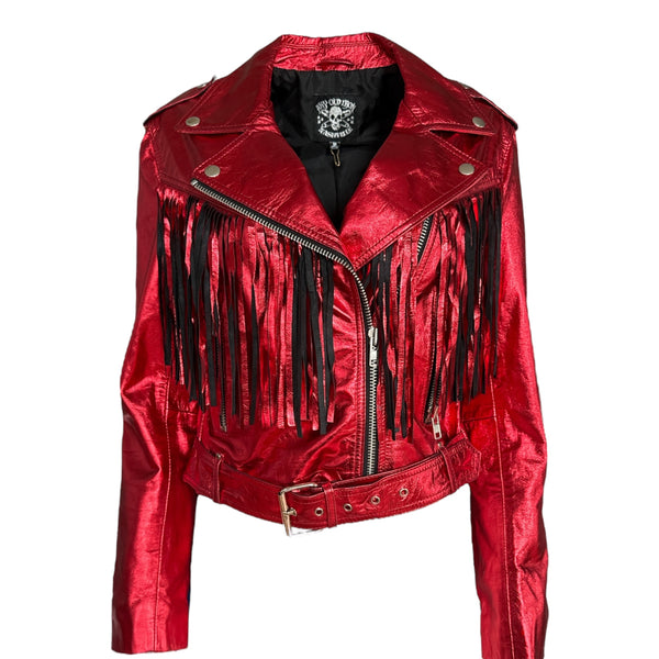 【美USED】RED MOON leather jacket Any Old Iron Red Devil Moto Jacket