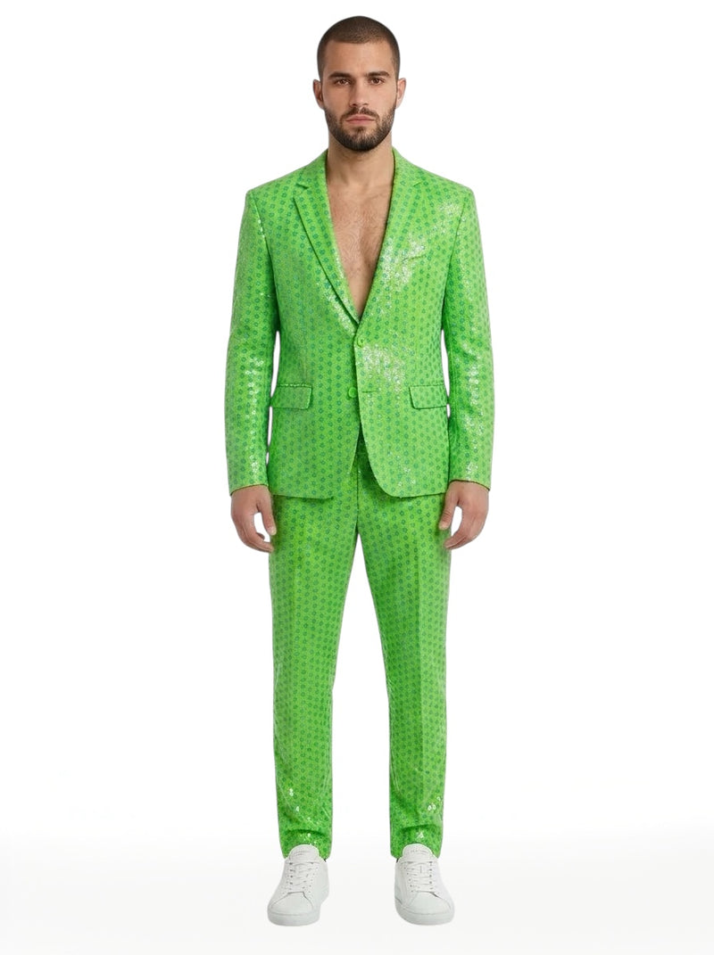 Any Old Iron Men's Lime Star Suit