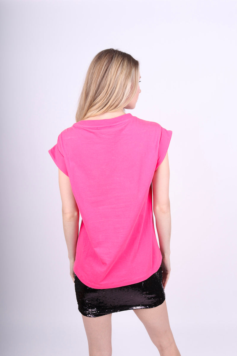 Any Old Iron Pink Horse Face T-Shirt
