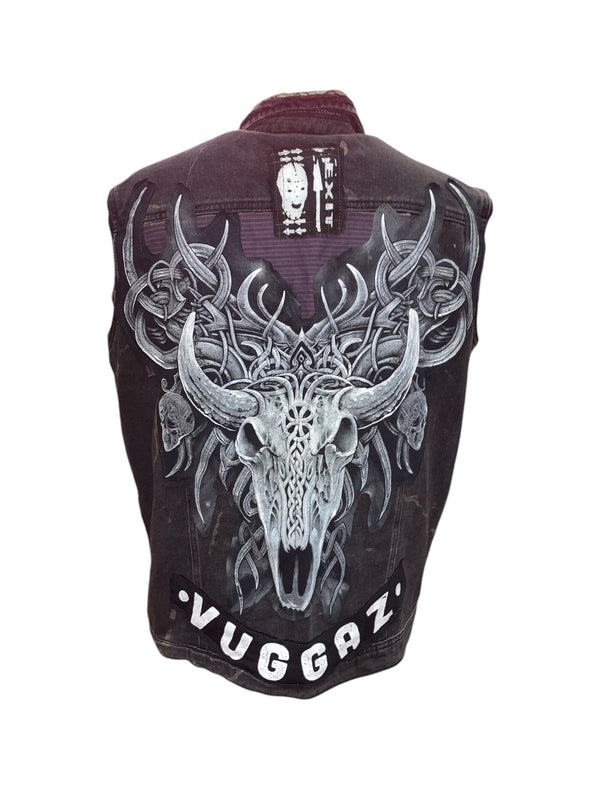 Any Old Iron X Red Mutha Men's Rave Denim Vest