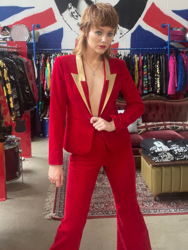 Any Old Iron Red Velvet Rebel Suit