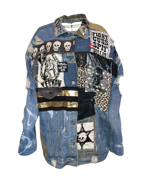 Any Old Iron X Red Mutha Men's Masterpiece Jean Jacket